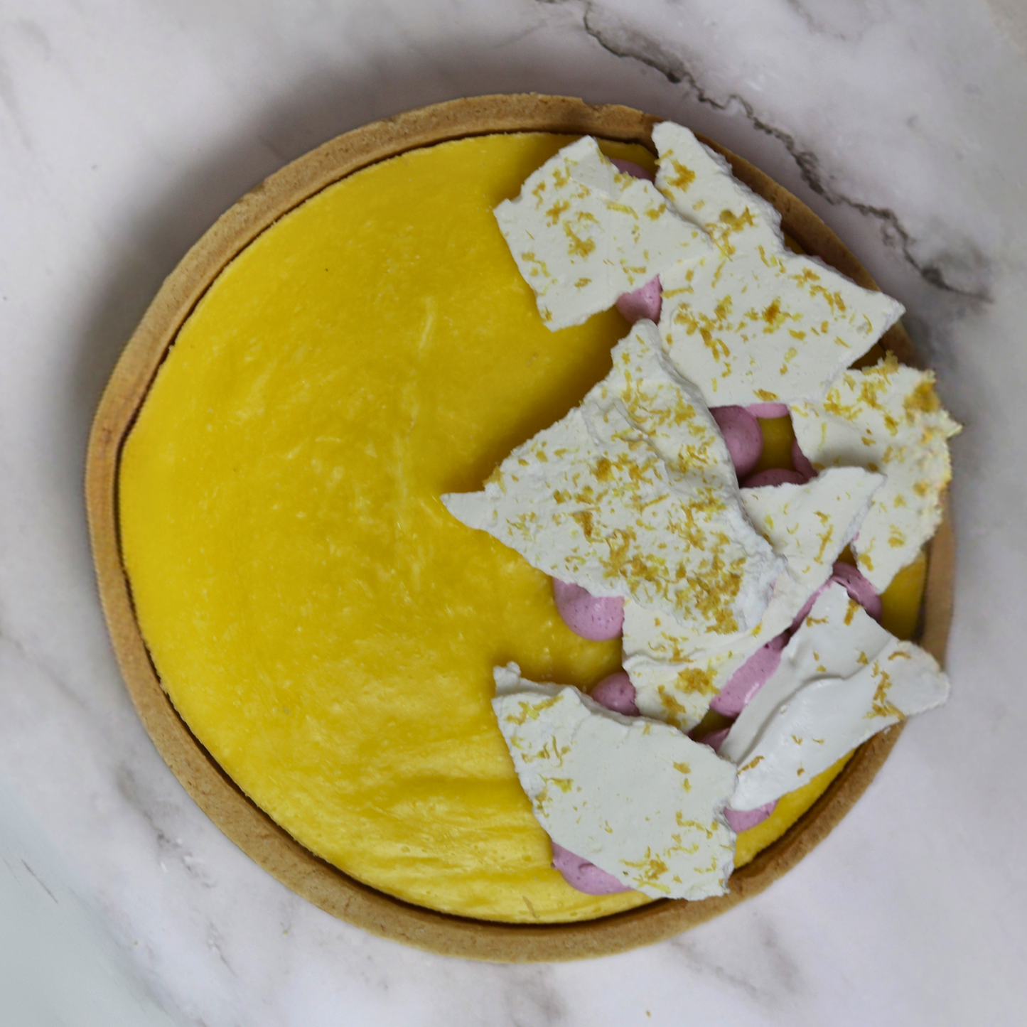 Lemon Blueberry Round Tart