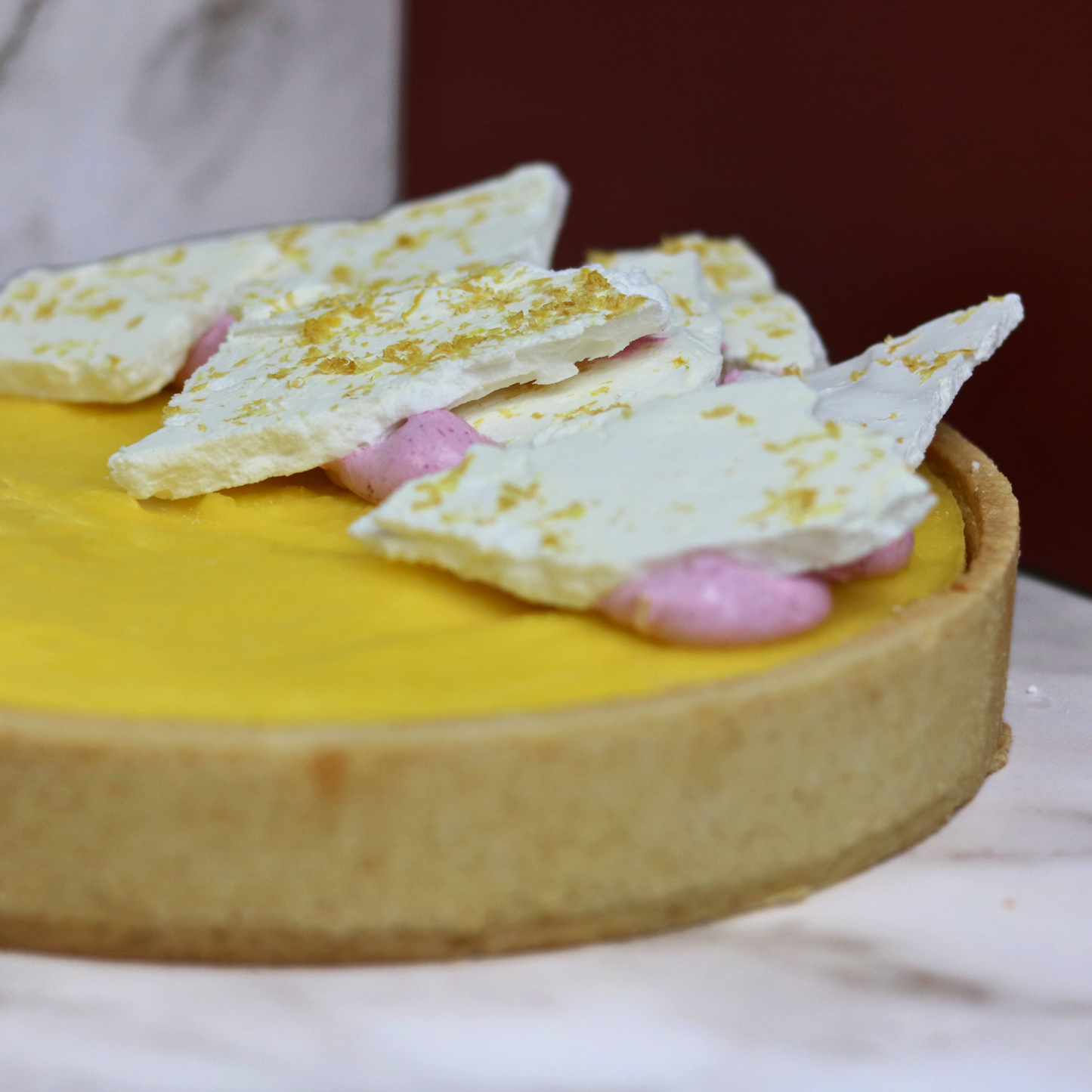 Lemon Blueberry Round Tart