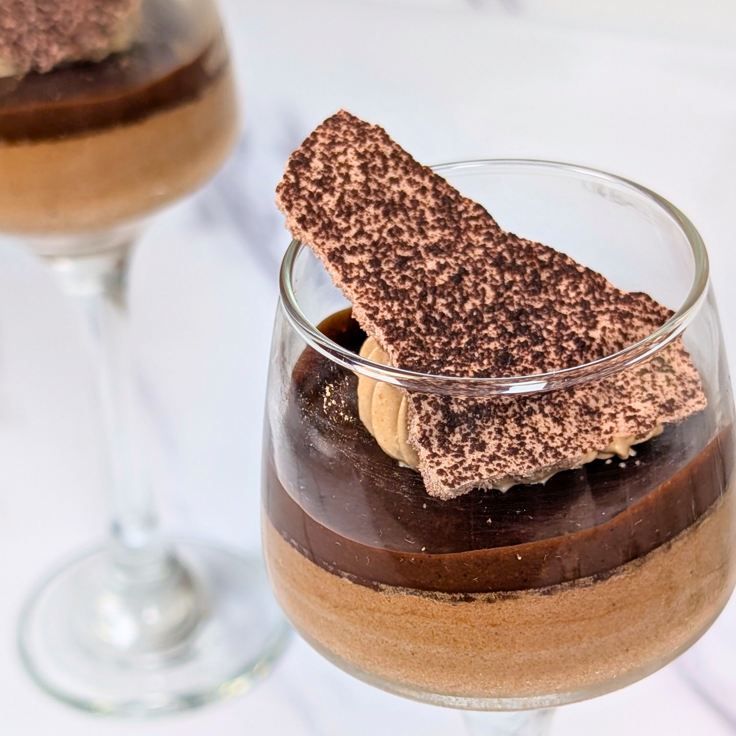 Chocolate Praline Cordial Glasses