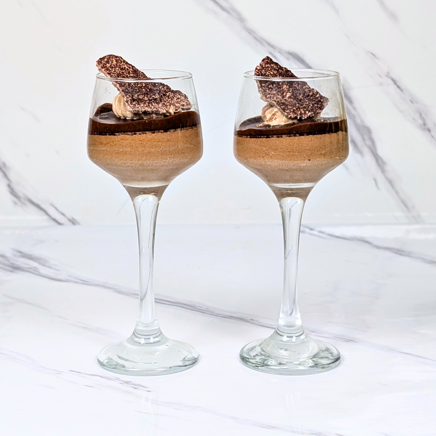 Chocolate Praline Cordial Glasses