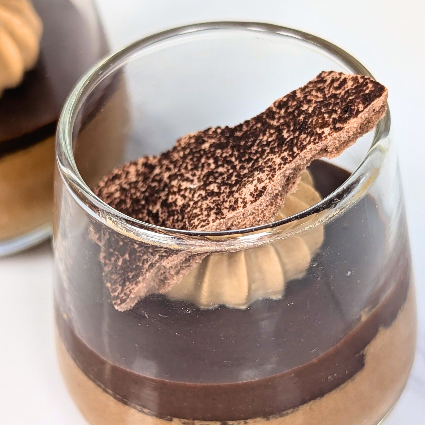 Chocolate Praline Shot Glasses