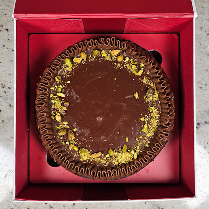 Dubai Chocolate Parve Cheesecake