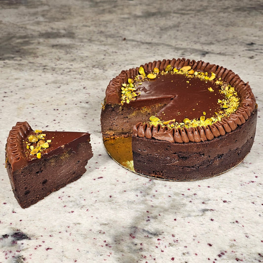Dubai Chocolate Parve Cheesecake