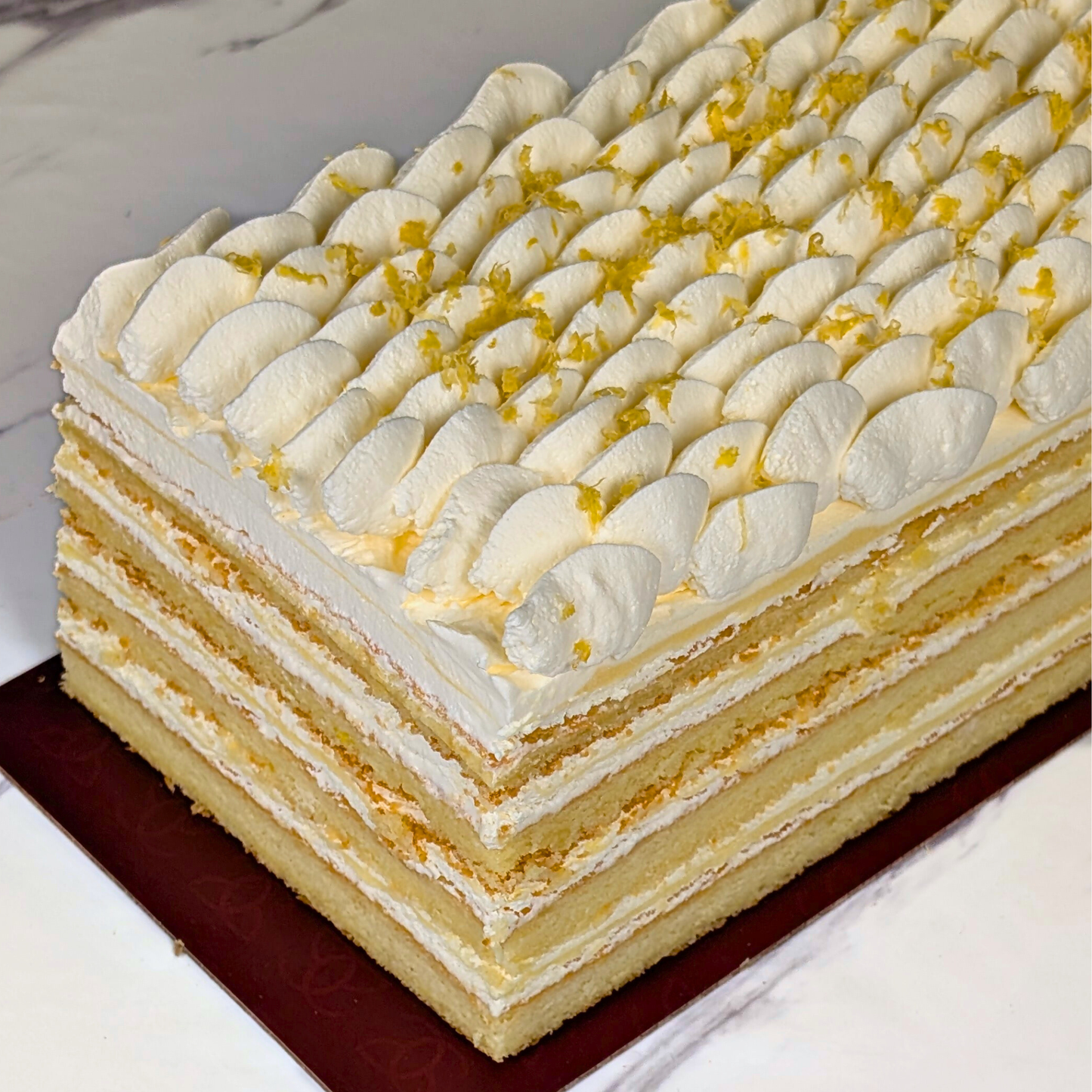 Lemon Cake Log