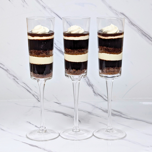 Cookies N Cream Flute Glasses
