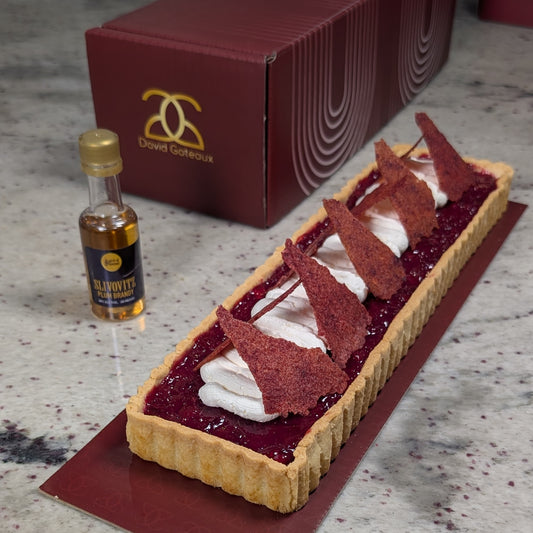 Tart with Mini Bottle