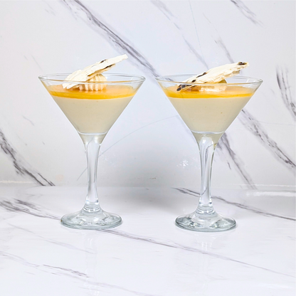 Mango Passion Fruit Martini Glasses