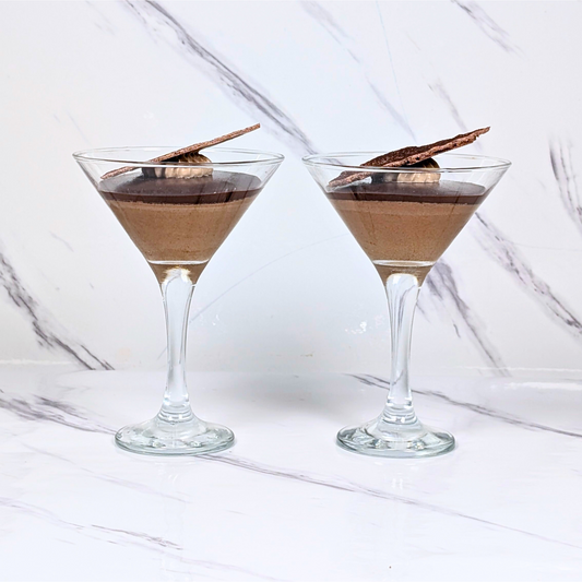 Chocolate Praline Martini Glasses