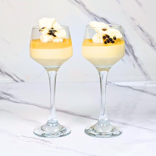 Mango Passion Fruit Cordial Glasses