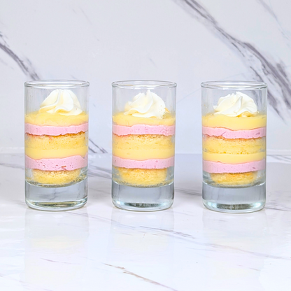 Lemon Blueberry Flight Glasses
