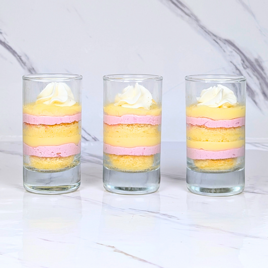 Lemon Blueberry Flight Glasses