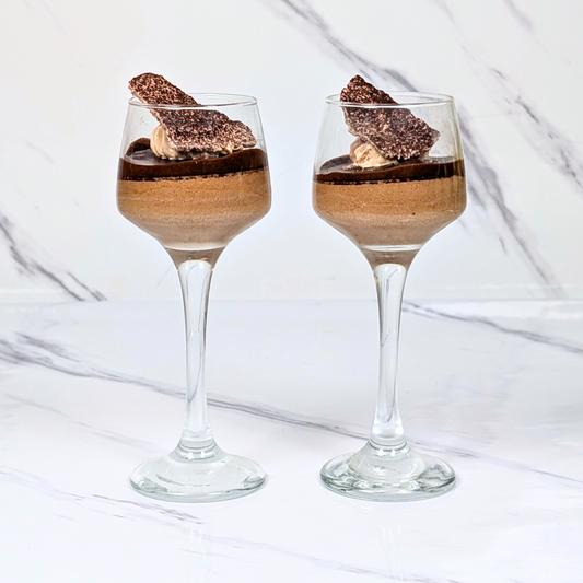 Chocolate Praline Cordial Glasses