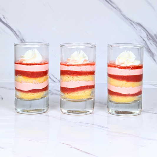 Strawberry Shortcake Flight Glasses