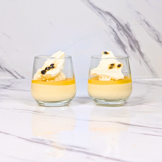 Mango Passion Fruit Shot Glasses