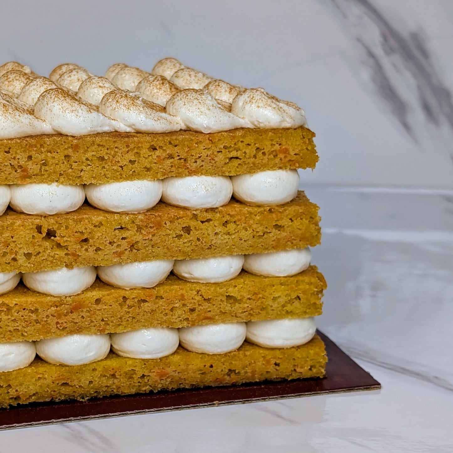 Carrot Cake Log